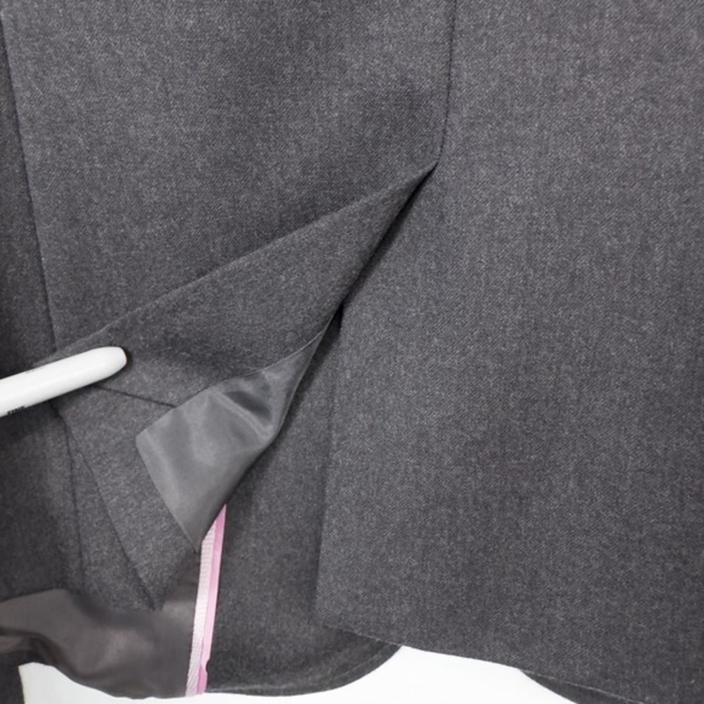J Crew Wool One Button Blazer Jacket Womens Medium Dark Gray Office Career READ - Picture 10 of 16